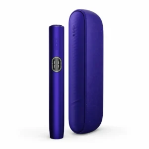 ILUMA i — Electric Purple heated tobacco device on white background