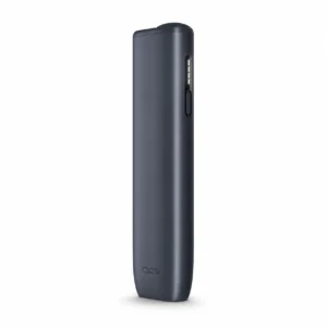 ILUMA i ONE — Black heated tobacco device on white background