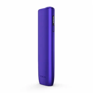 ILUMA i ONE — Electric Purple heated tobacco device on white background
