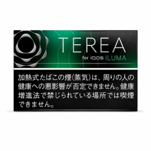 TEREA Black Menthol Japan carton on white background