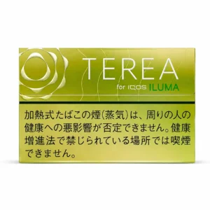 TEREA Bright Menthol Japan carton on white background