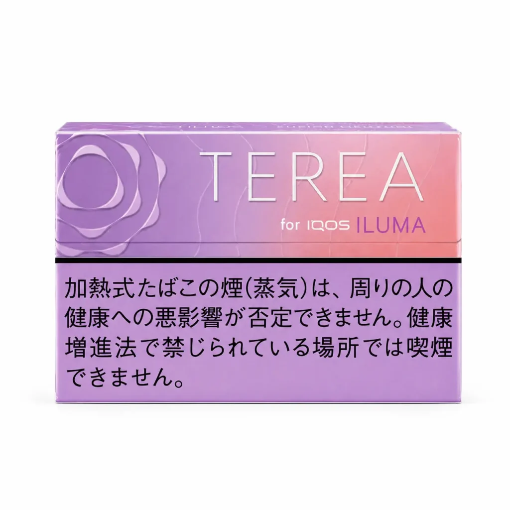 TEREA Fusion Menthol Japan carton on white background
