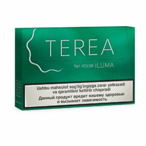 TEREA Green Zing Uzbekistan carton on white background
