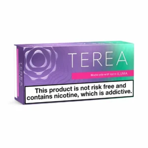 TEREA Purple Wave Switzerland carton on white background