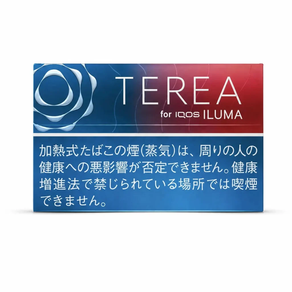 TEREA Ruby Regular Japan carton on white background