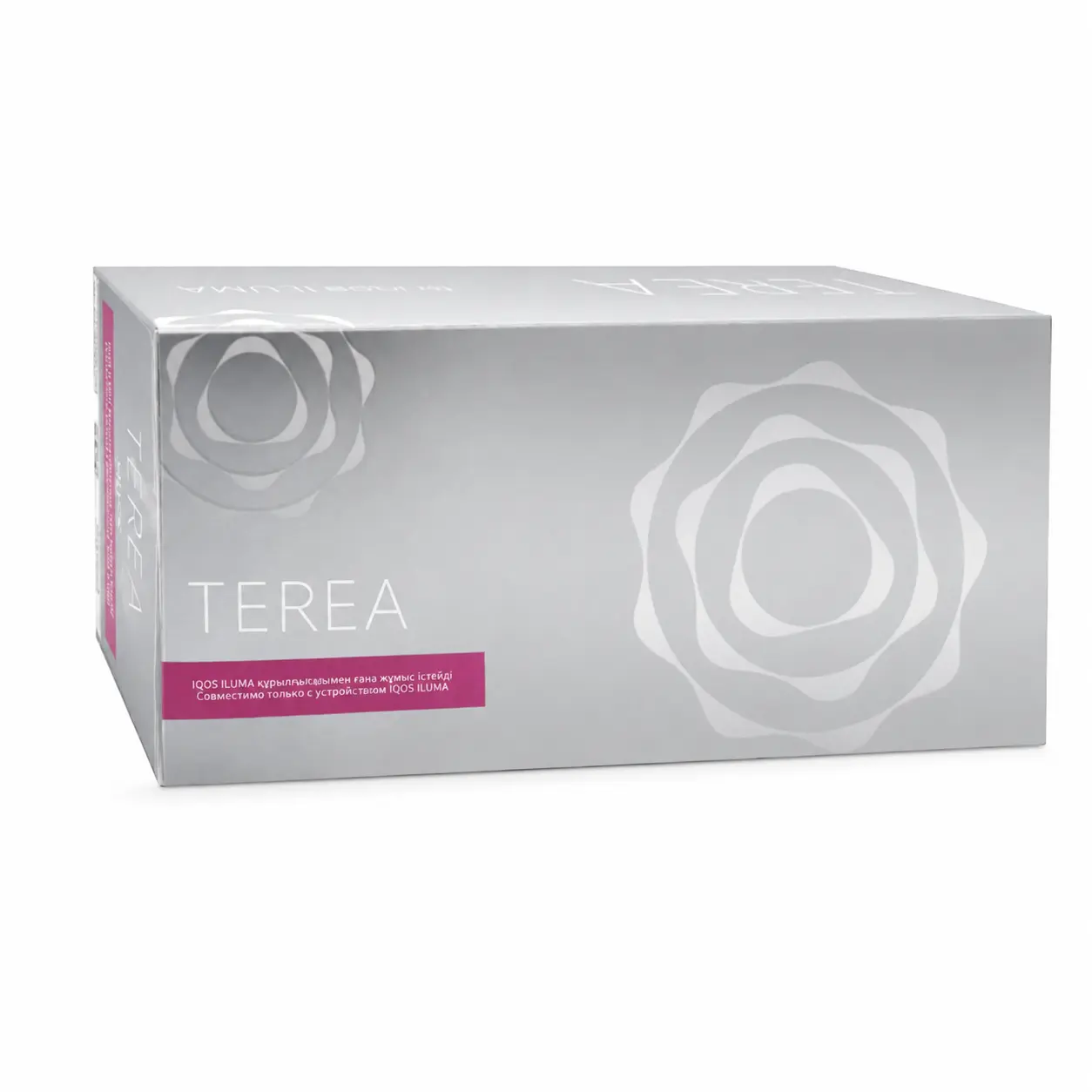 TEREA Silver Kazakhstan carton on white background