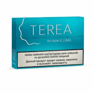 TEREA Turquoise Uzbekistan carton on white background
